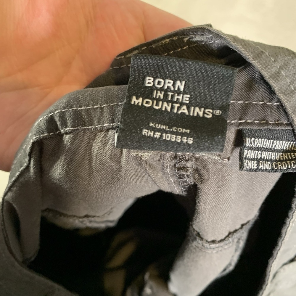 Kuhl Konfidant Air Pants 38x30 Dark Gray Hiking Outdoors Cargo Stretch 5098 - Picture 11 of 16